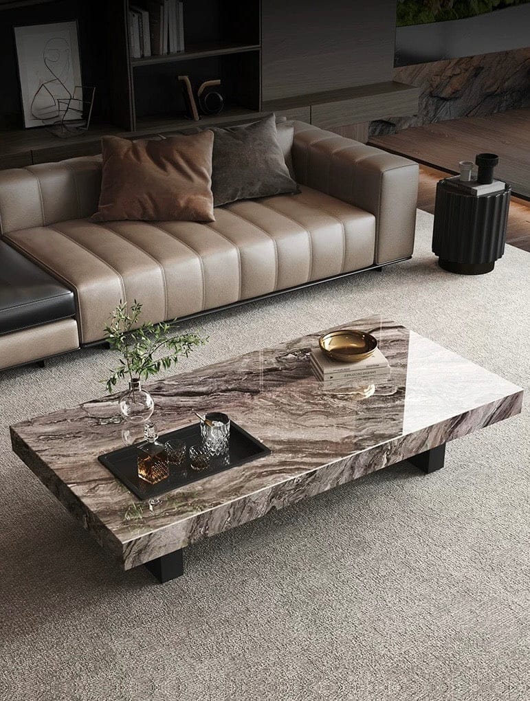 Home Atelier Sintered Stone Table Top / Design A/ Rectangle/ Length 100cm Wilmeria Sintered Stone Coffee Table