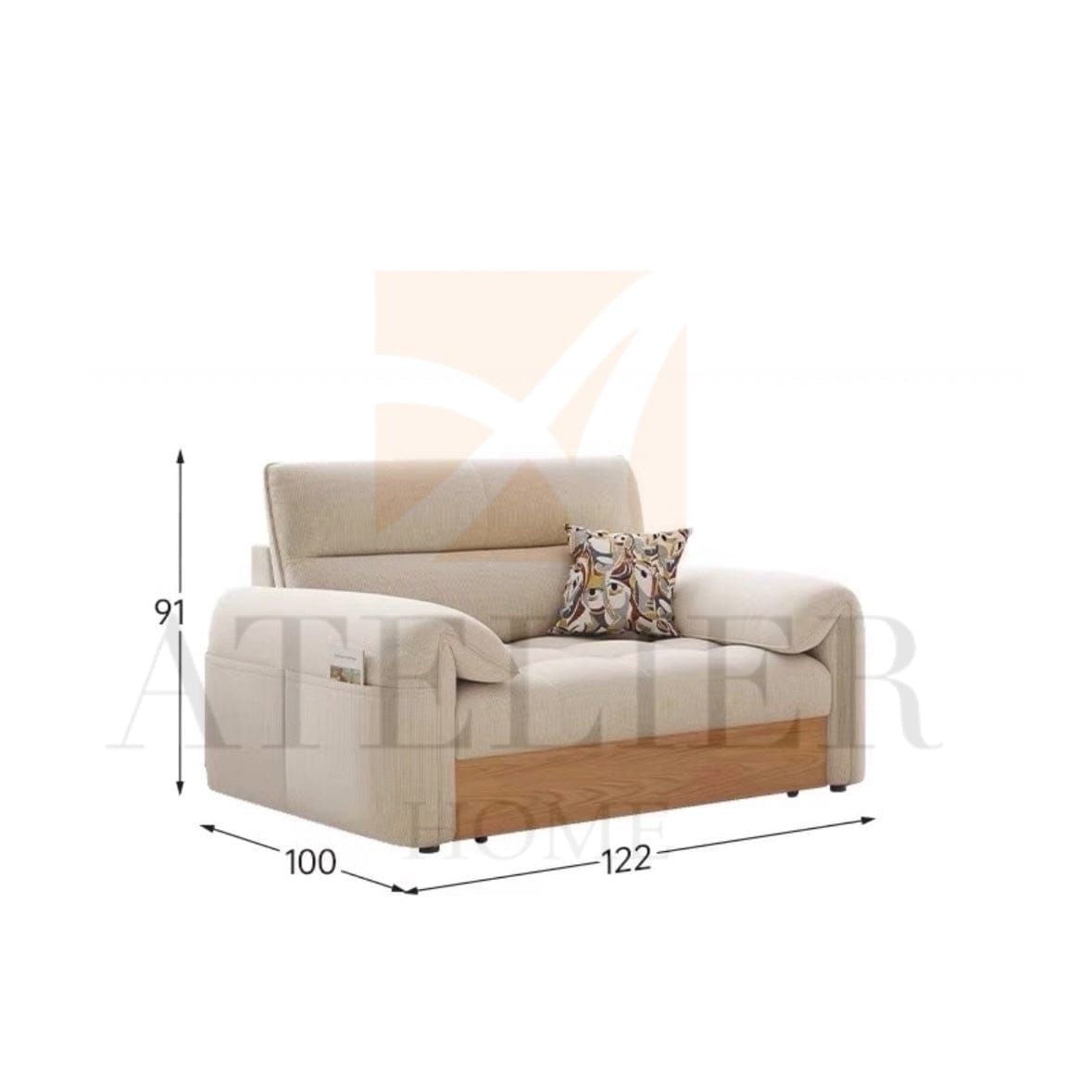 Home Atelier sofa bed Anise Scratch Resistant Storage Sofa Bed