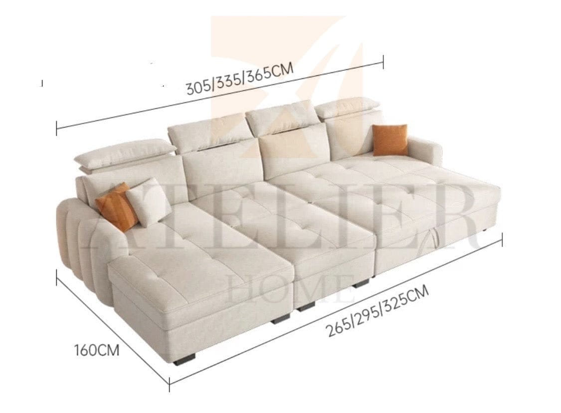 Home Atelier sofa bed Katherine Storage Sofa Bed