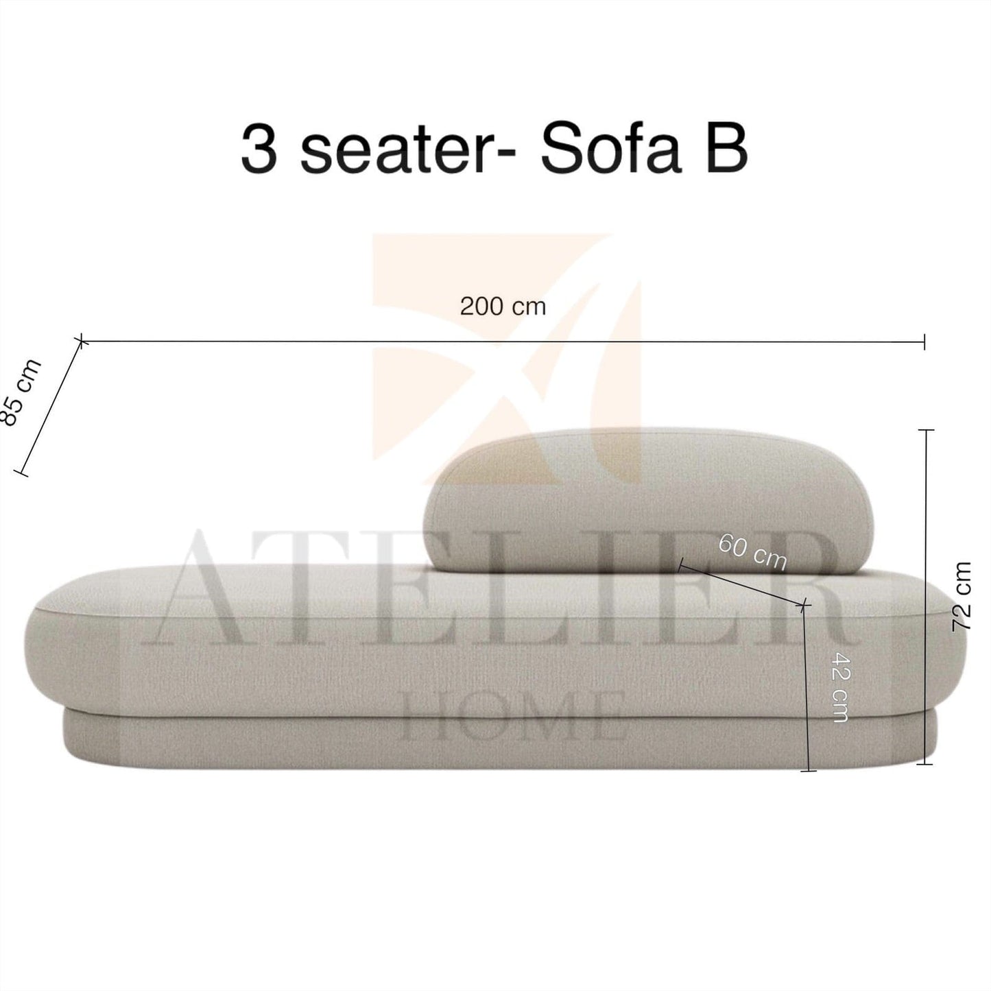 Home Atelier Sofa Boton Curve Sofa