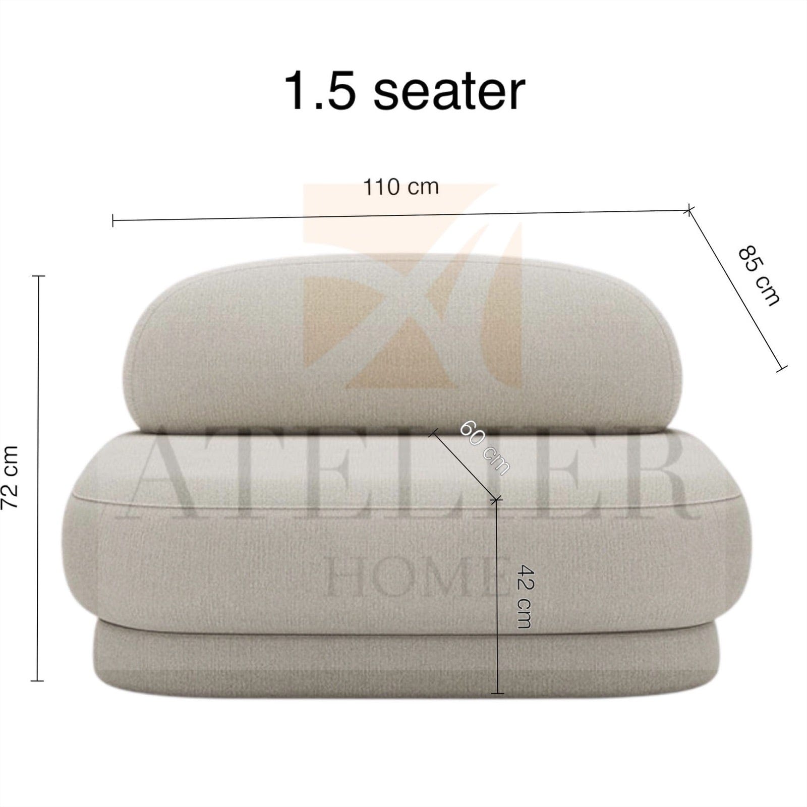 Home Atelier Sofa Boton Curve Sofa