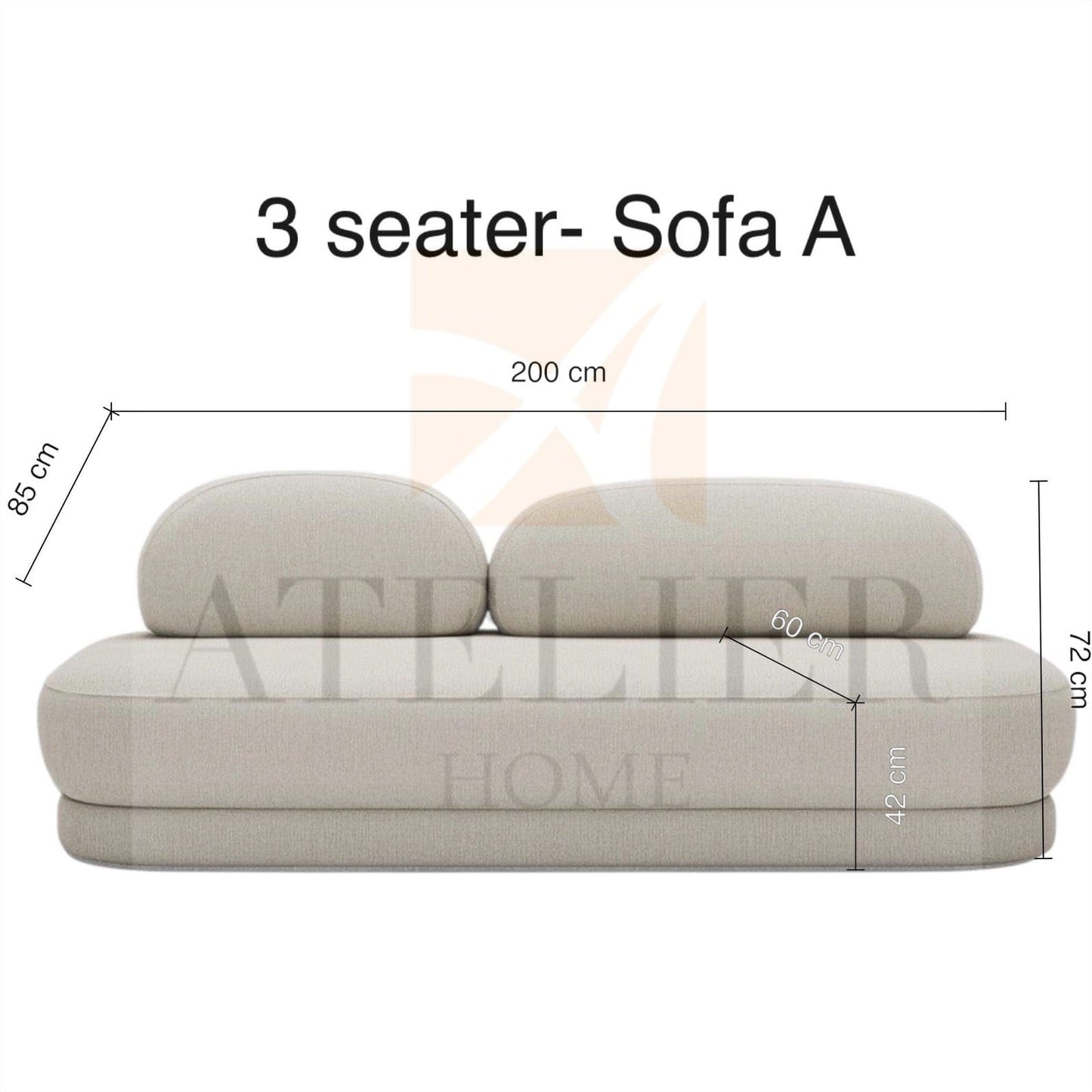 Home Atelier Sofa Boton Curve Sofa