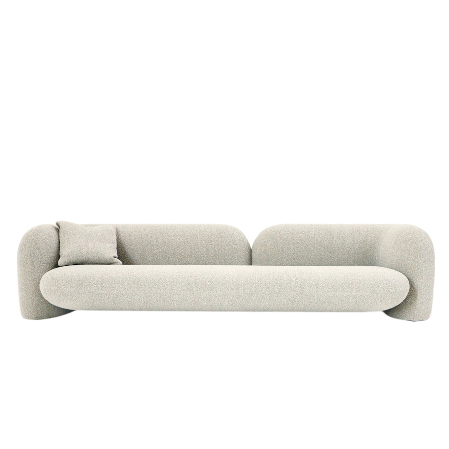 Home Atelier Sofa Kave Performance Boucle Curve Sofa