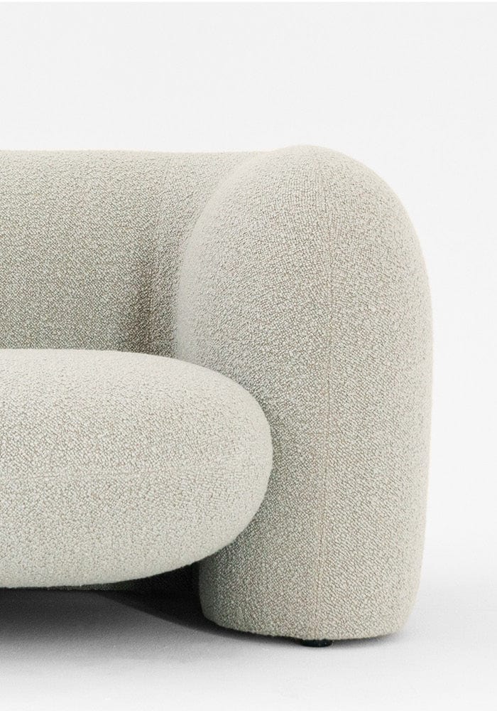 Home Atelier Sofa Kave Performance Boucle Curve Sofa