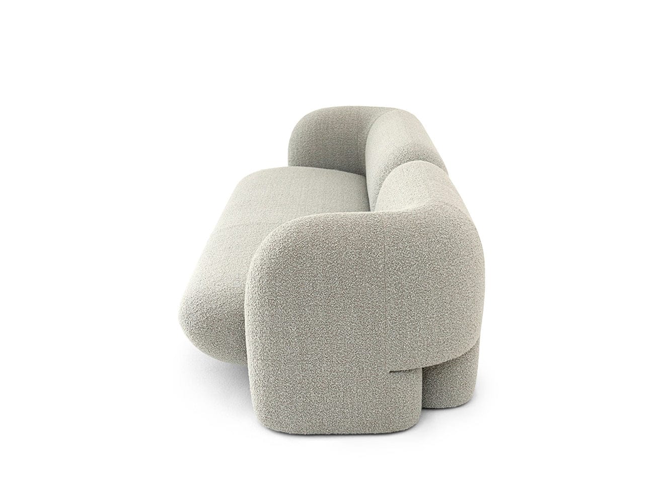 Home Atelier Sofa Kave Performance Boucle Curve Sofa