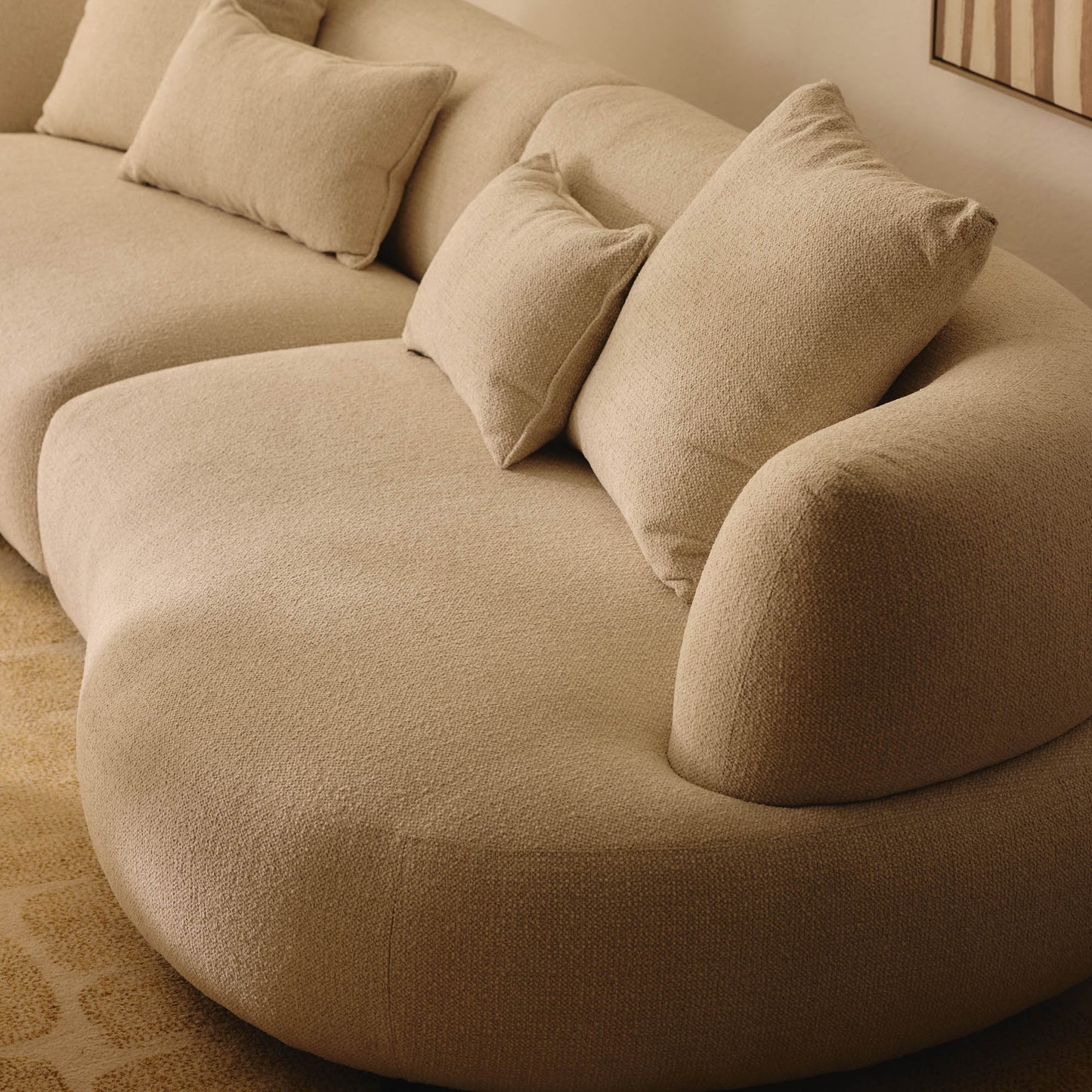 Home Atelier Sofa Tana Sectional Curve Sofa