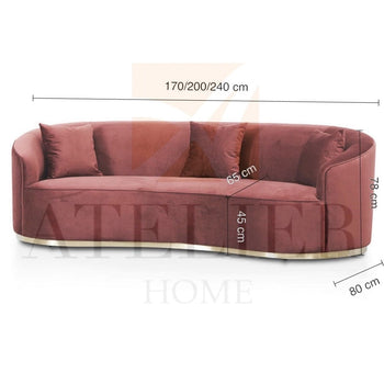 Home Atelier Sofa Vesel Curve Sofa