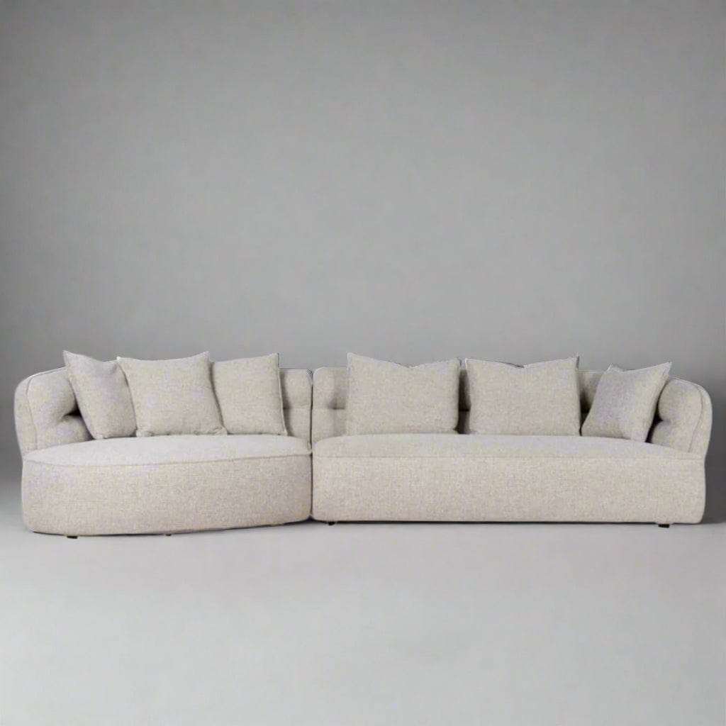 Home Atelier sofas Blanc Sectional Curve Chaise Sofa