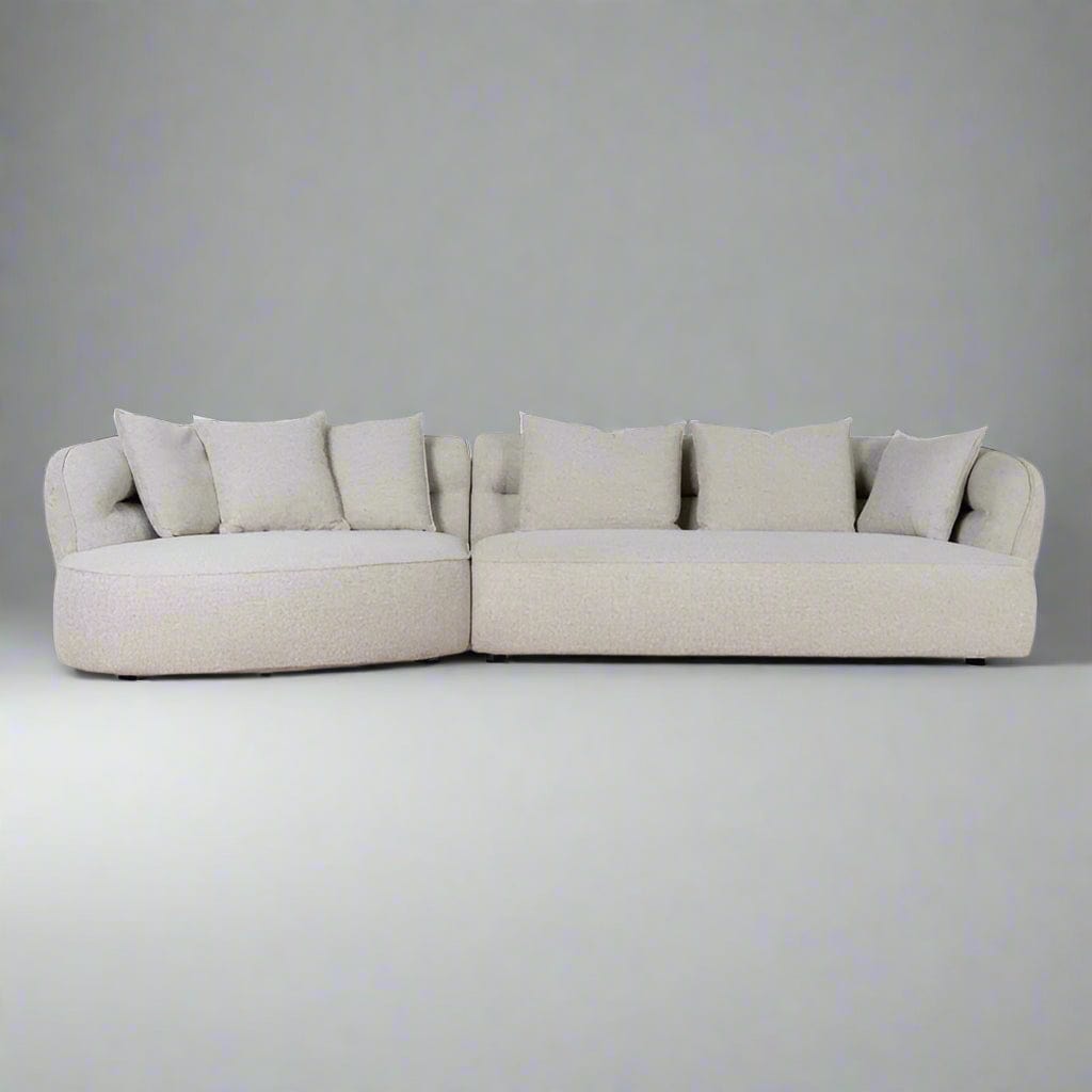 Home Atelier sofas Blanc Sectional Curve Chaise Sofa