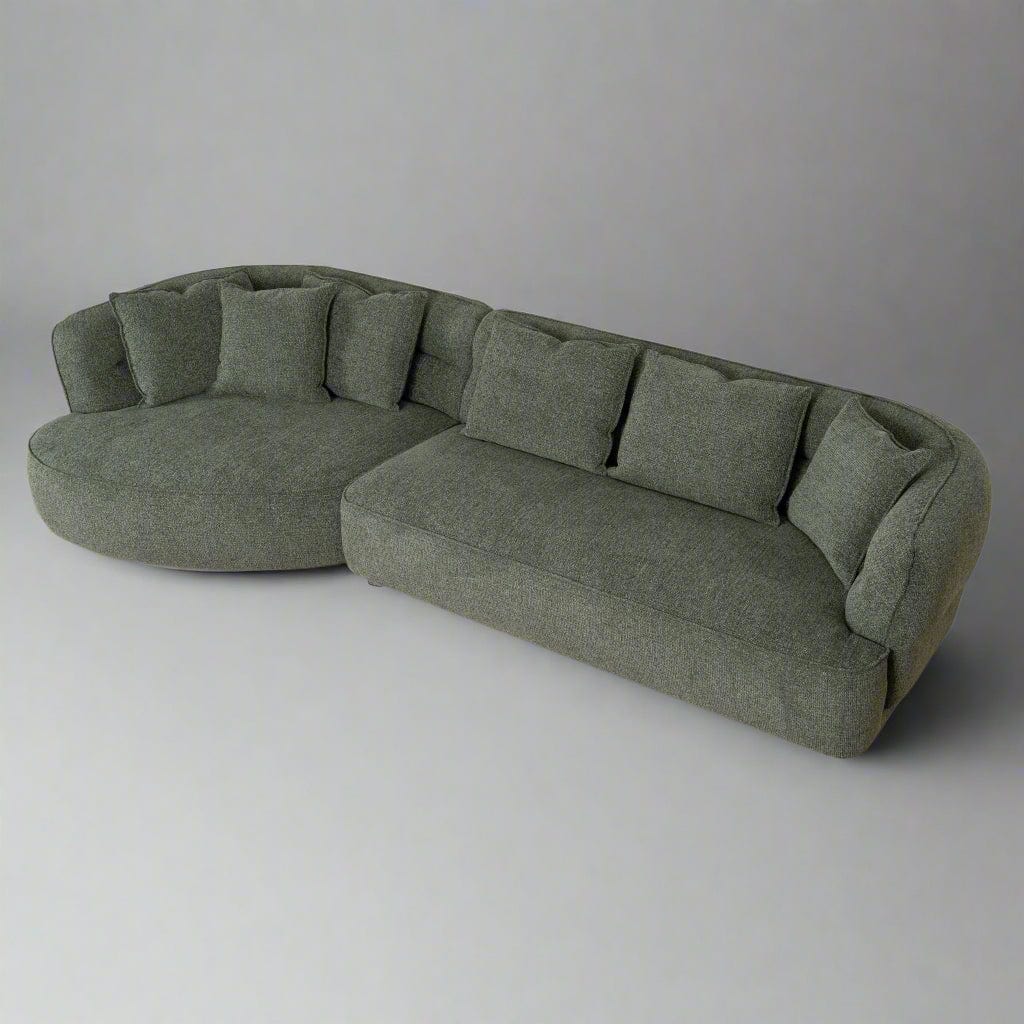 Home Atelier sofas Blanc Sectional Curve Chaise Sofa