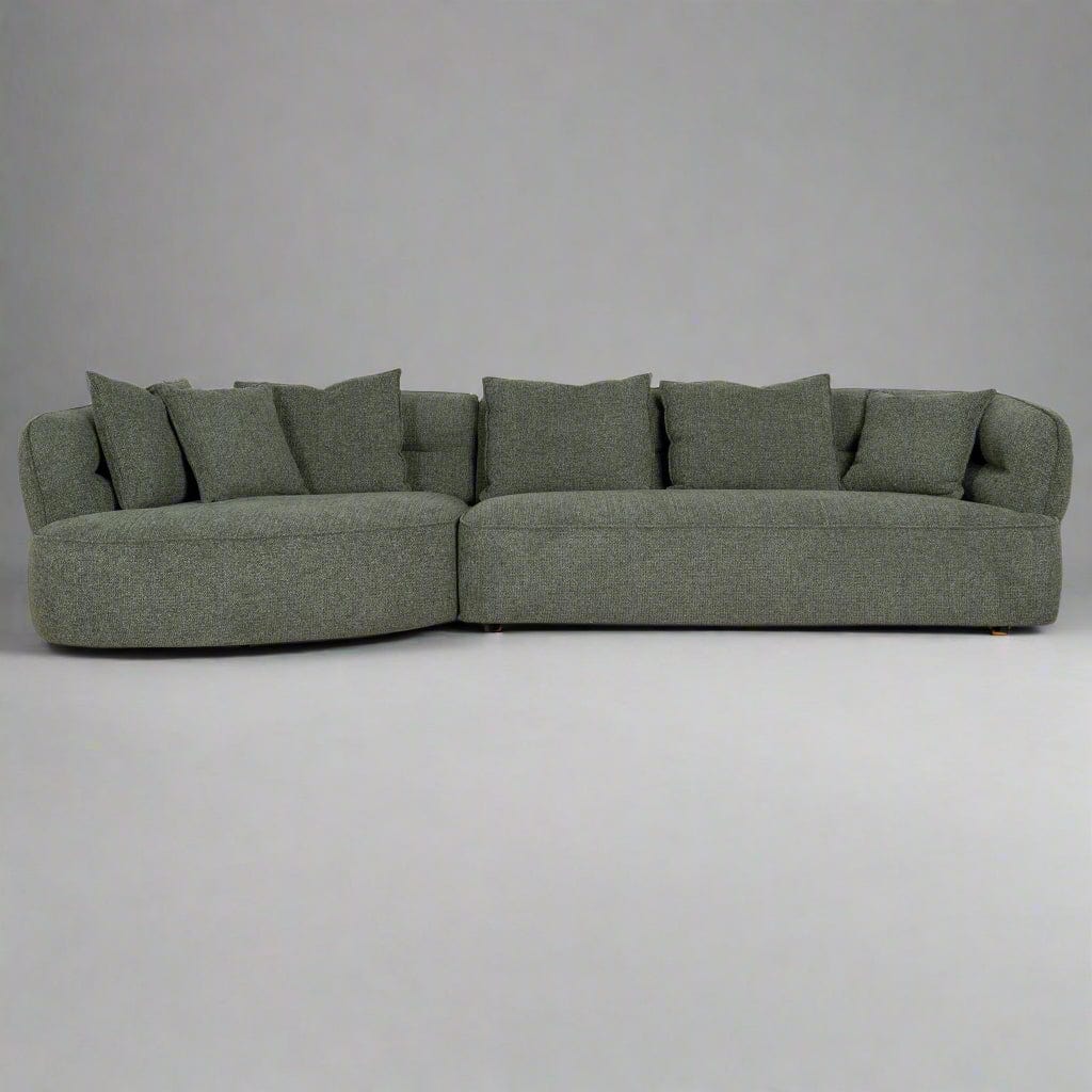 Home Atelier sofas Blanc Sectional Curve Chaise Sofa