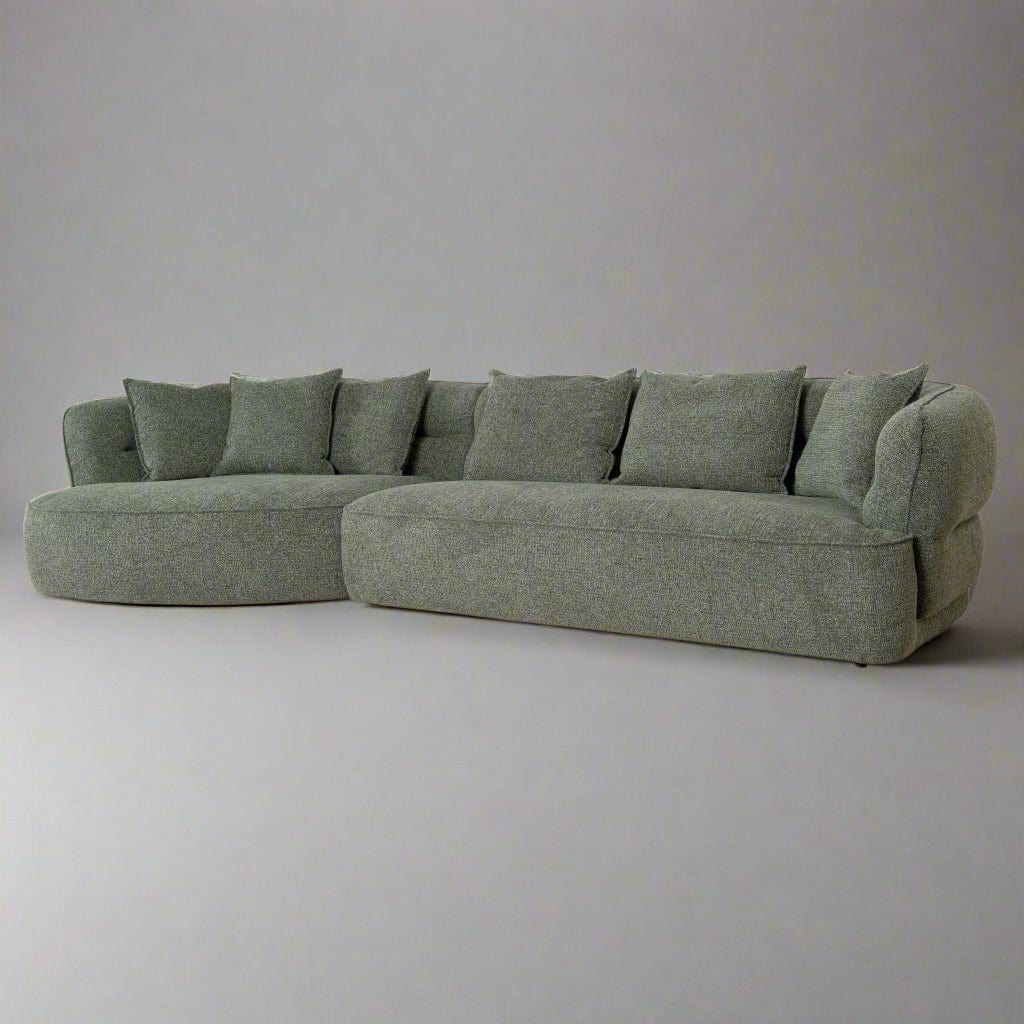 Home Atelier sofas Blanc Sectional Curve Chaise Sofa