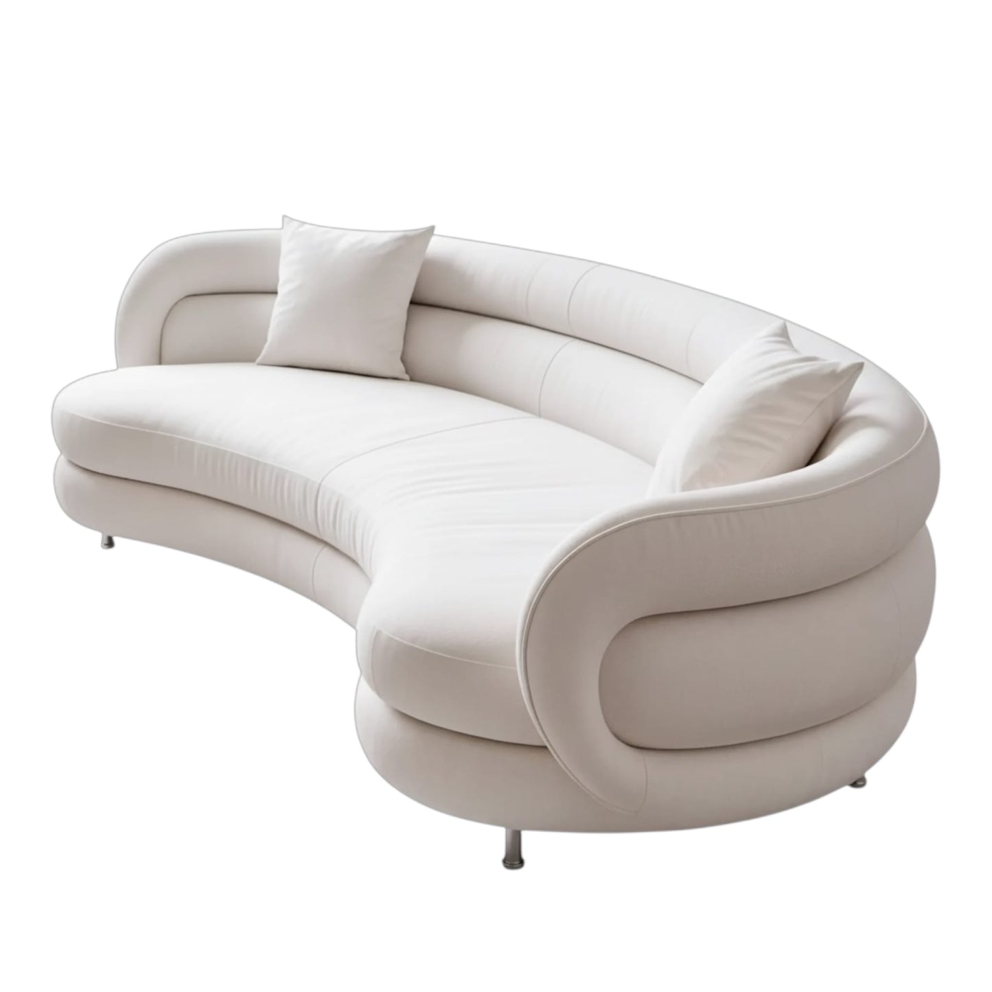 Home Atelier Sohana Performance Boucle Curve Sofa