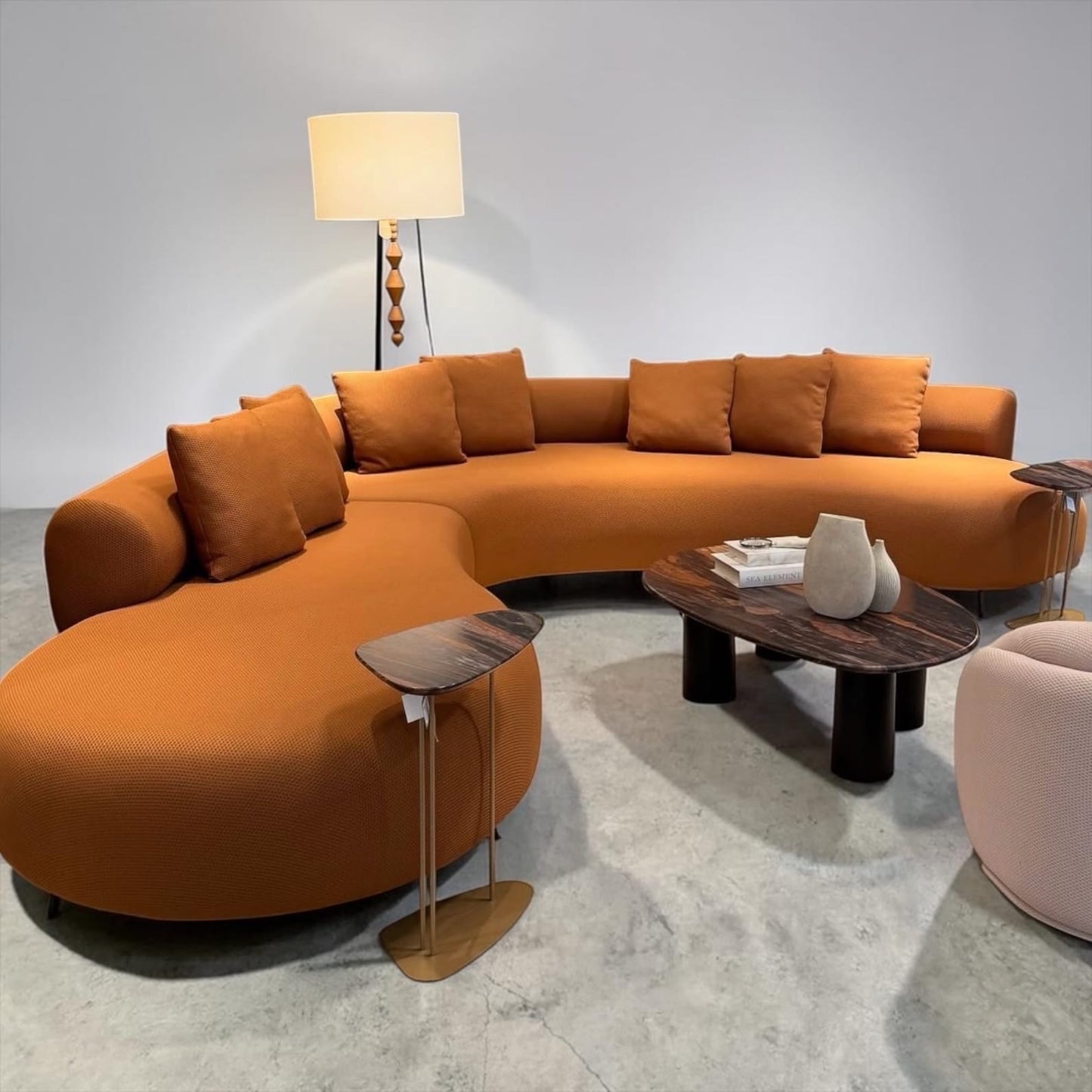 Home Atelier Spaco Performance Boucle Curve Sofa