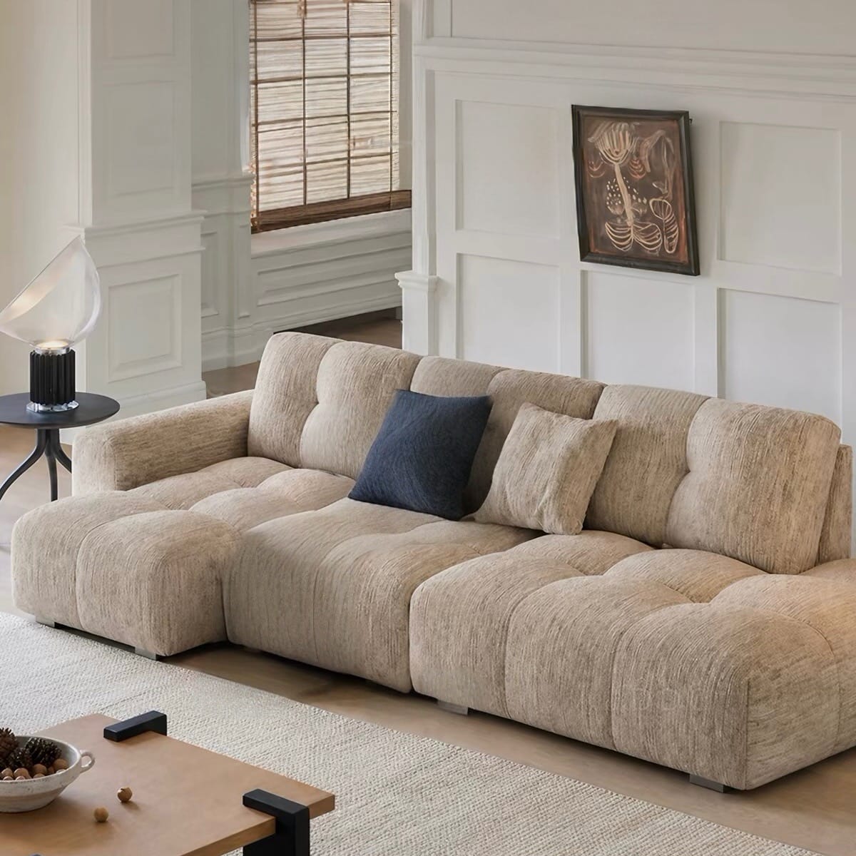 Home Atelier Stanley Scratch Resistant Backrest Slider Sofa (Copy 3)