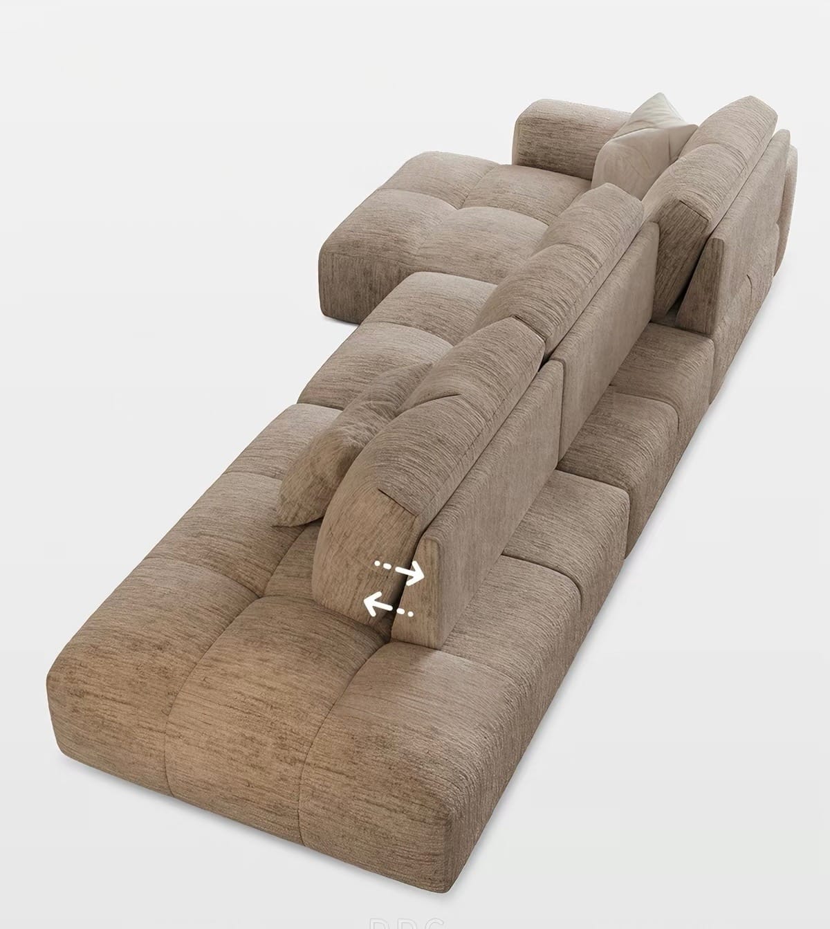 Home Atelier Stanley Scratch Resistant Backrest Slider Sofa (Copy 3)