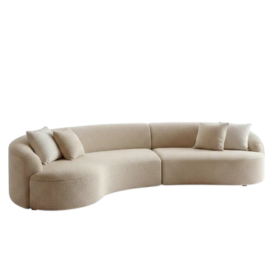 Home Atelier Tadus Performance Boucle Sectional Curve Sofa