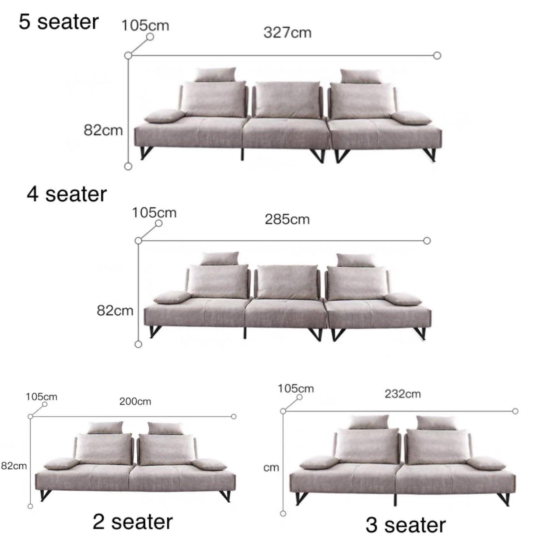 Home Atelier Tallini L-shape Slider Sofa