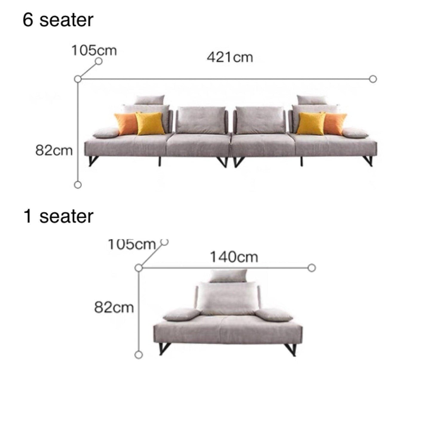 Home Atelier Tallini L-shape Slider Sofa