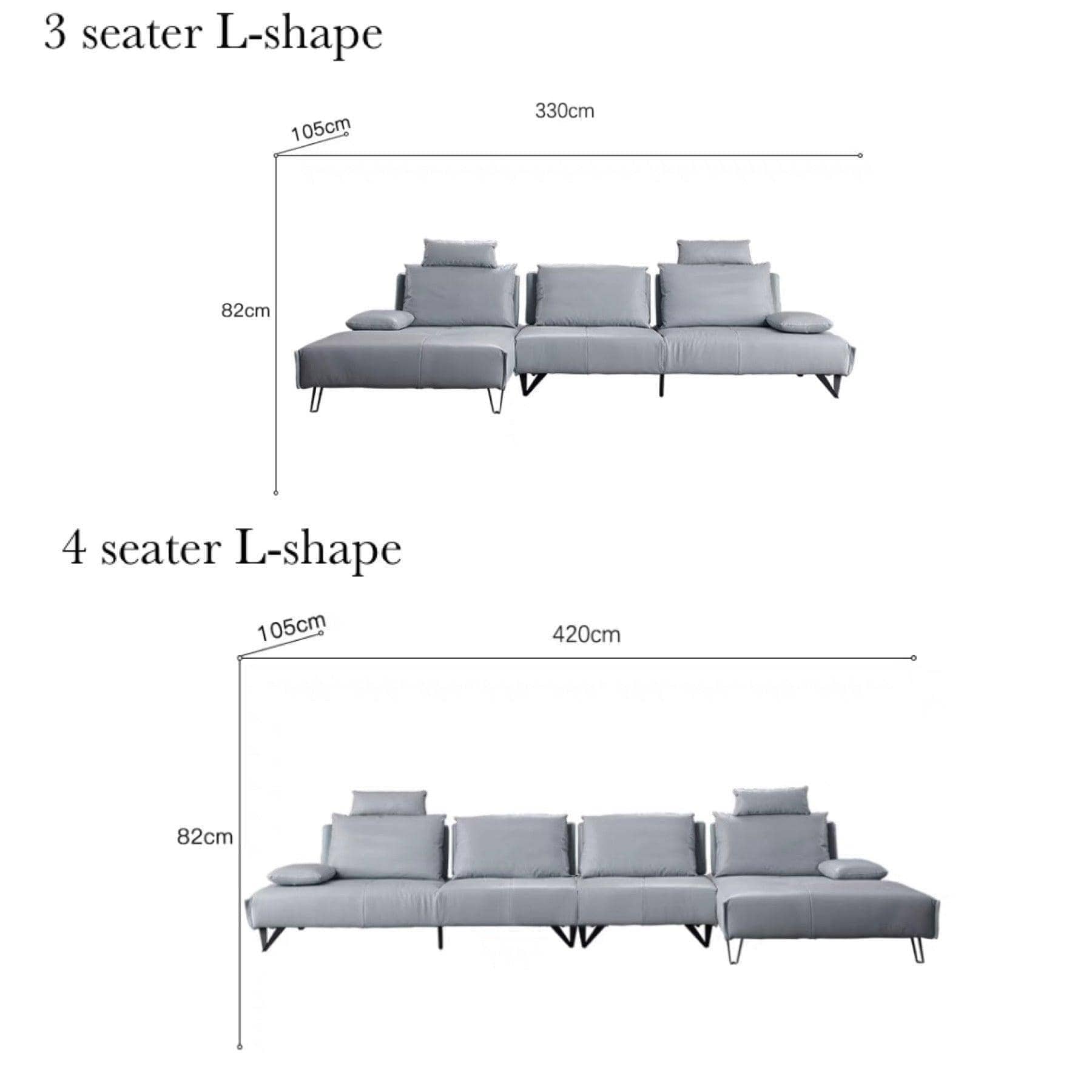 Home Atelier Tallini L-shape Slider Sofa