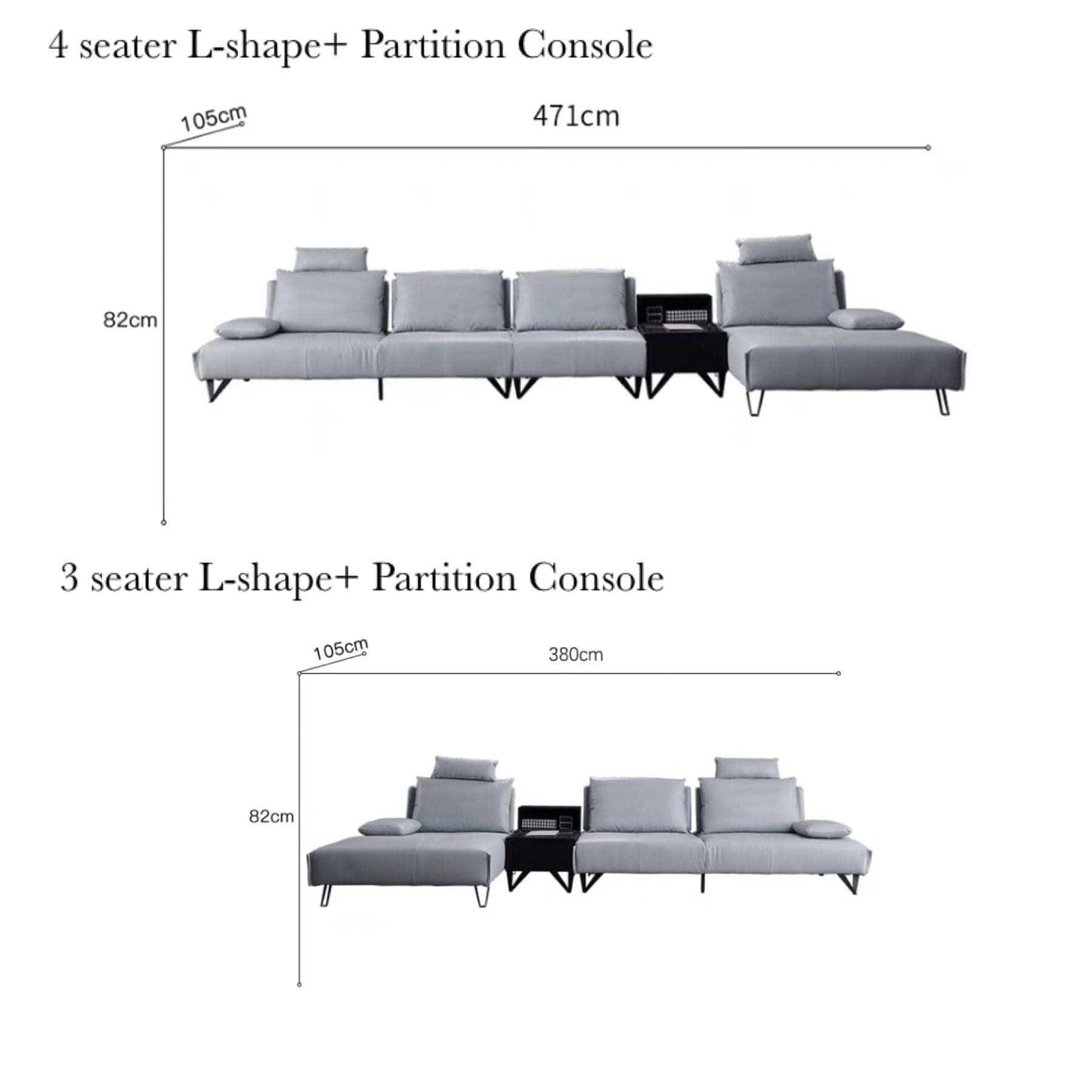 Home Atelier Tallini L-shape Slider Sofa