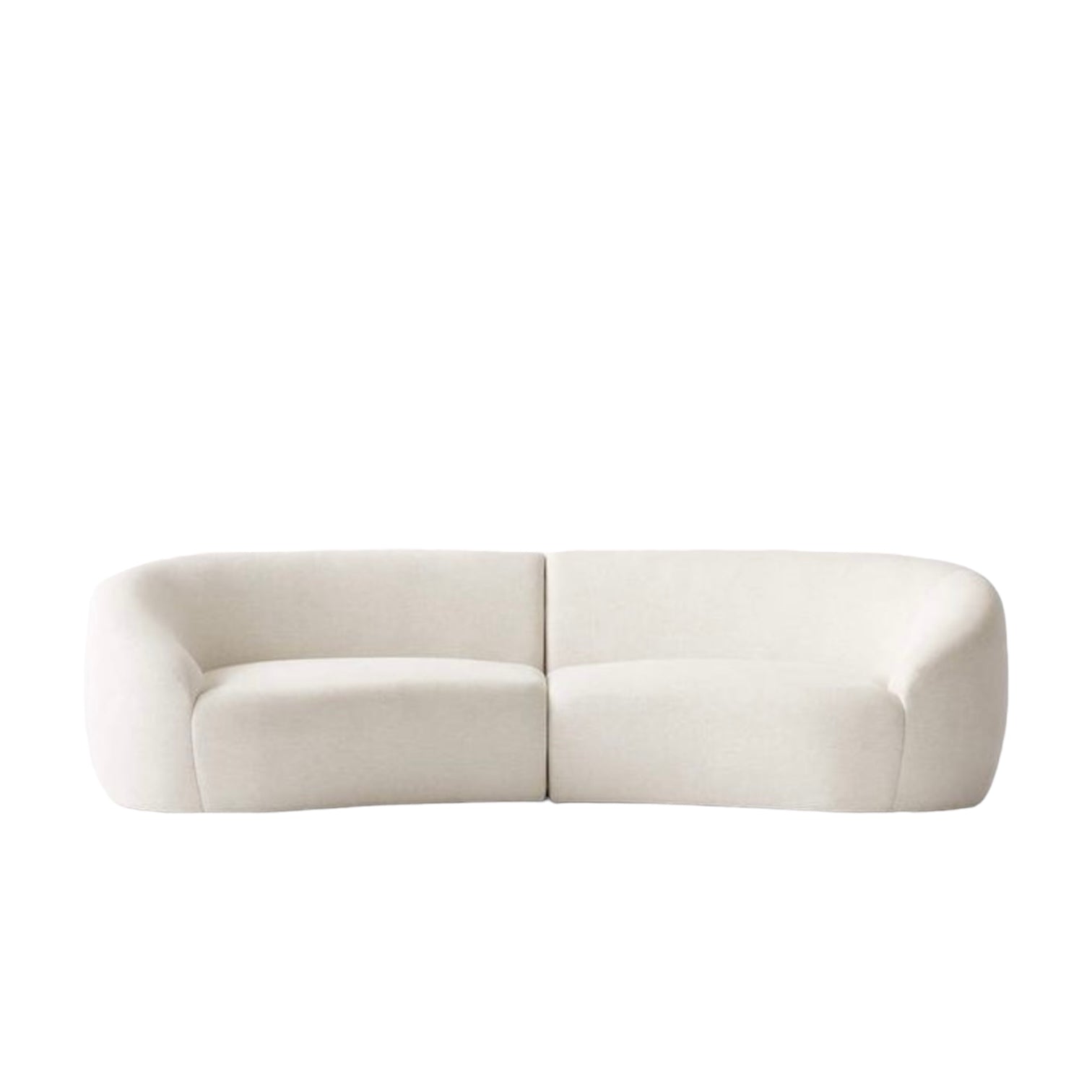 Home Atelier Tara Boucle Curve Sofa