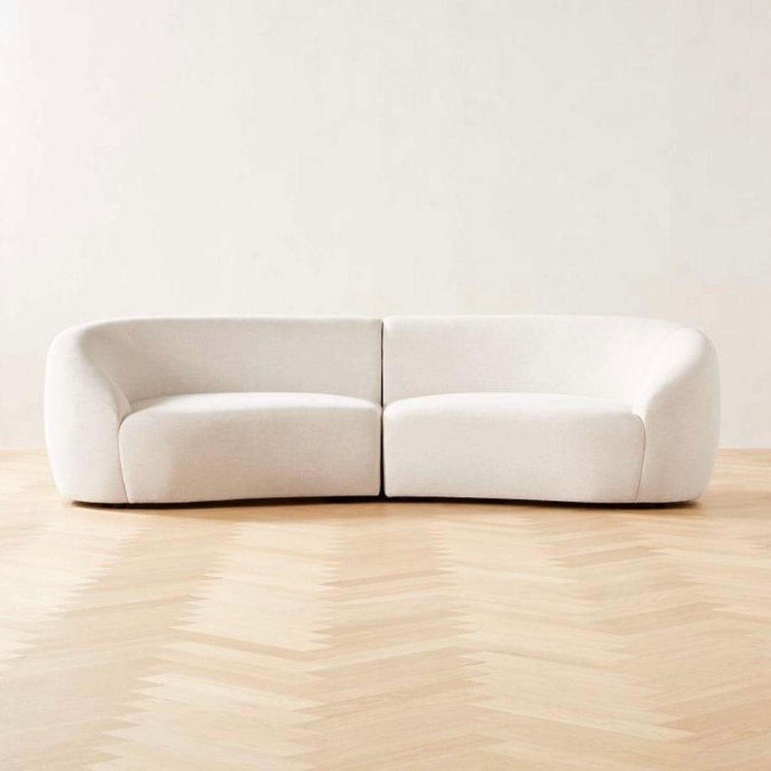 Home Atelier Tara Boucle Curve Sofa