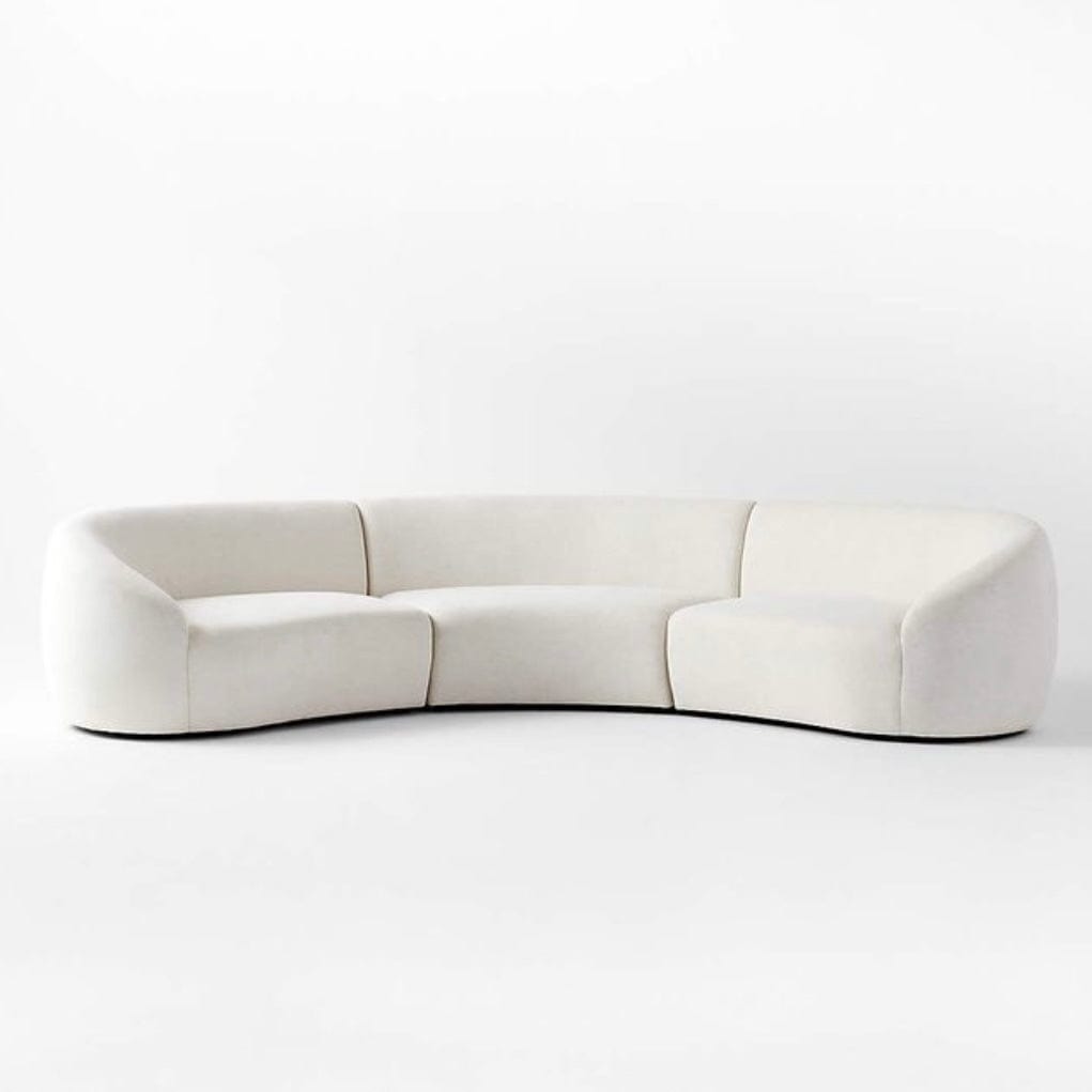 Home Atelier Tara Boucle Curve Sofa