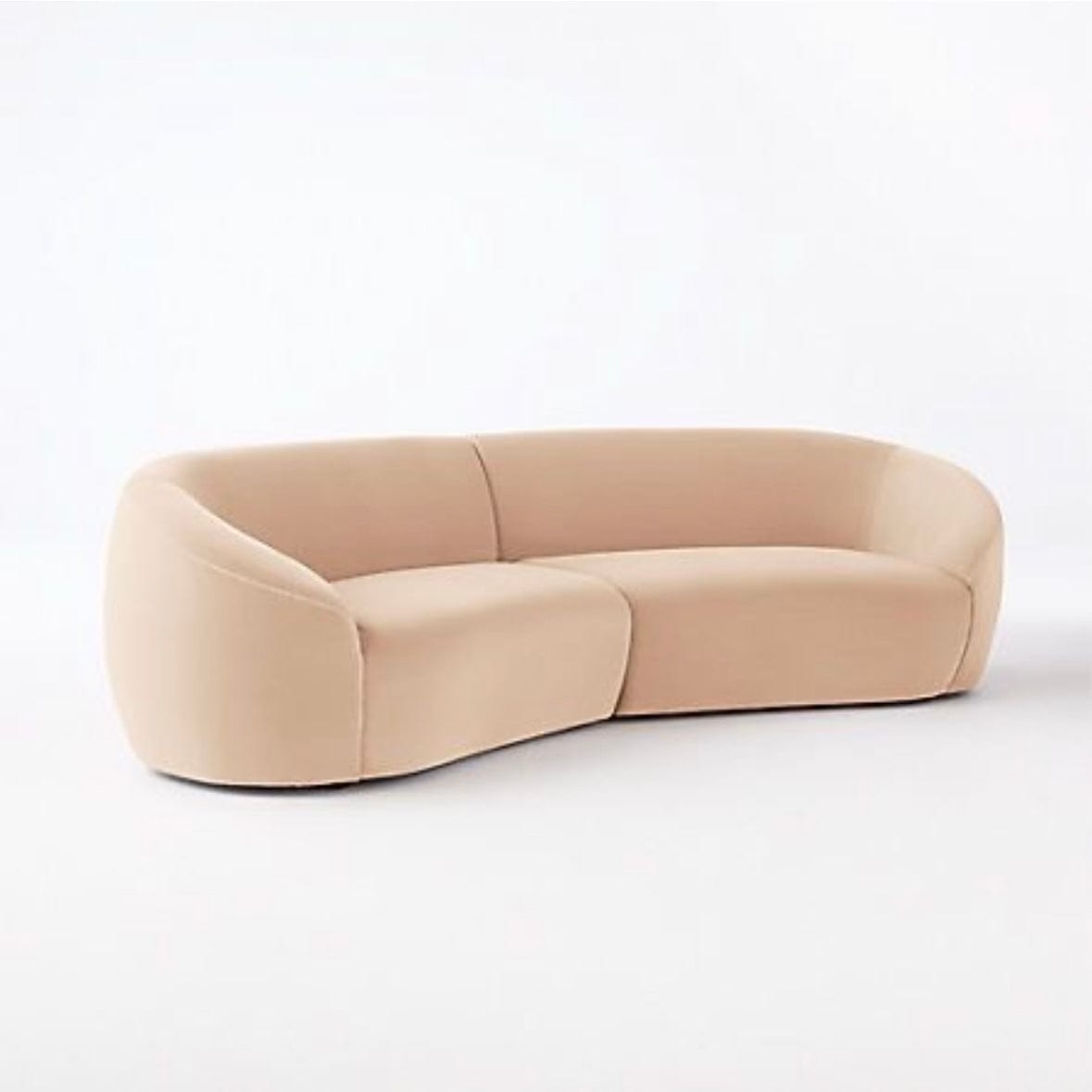 Home Atelier Tara Boucle Curve Sofa