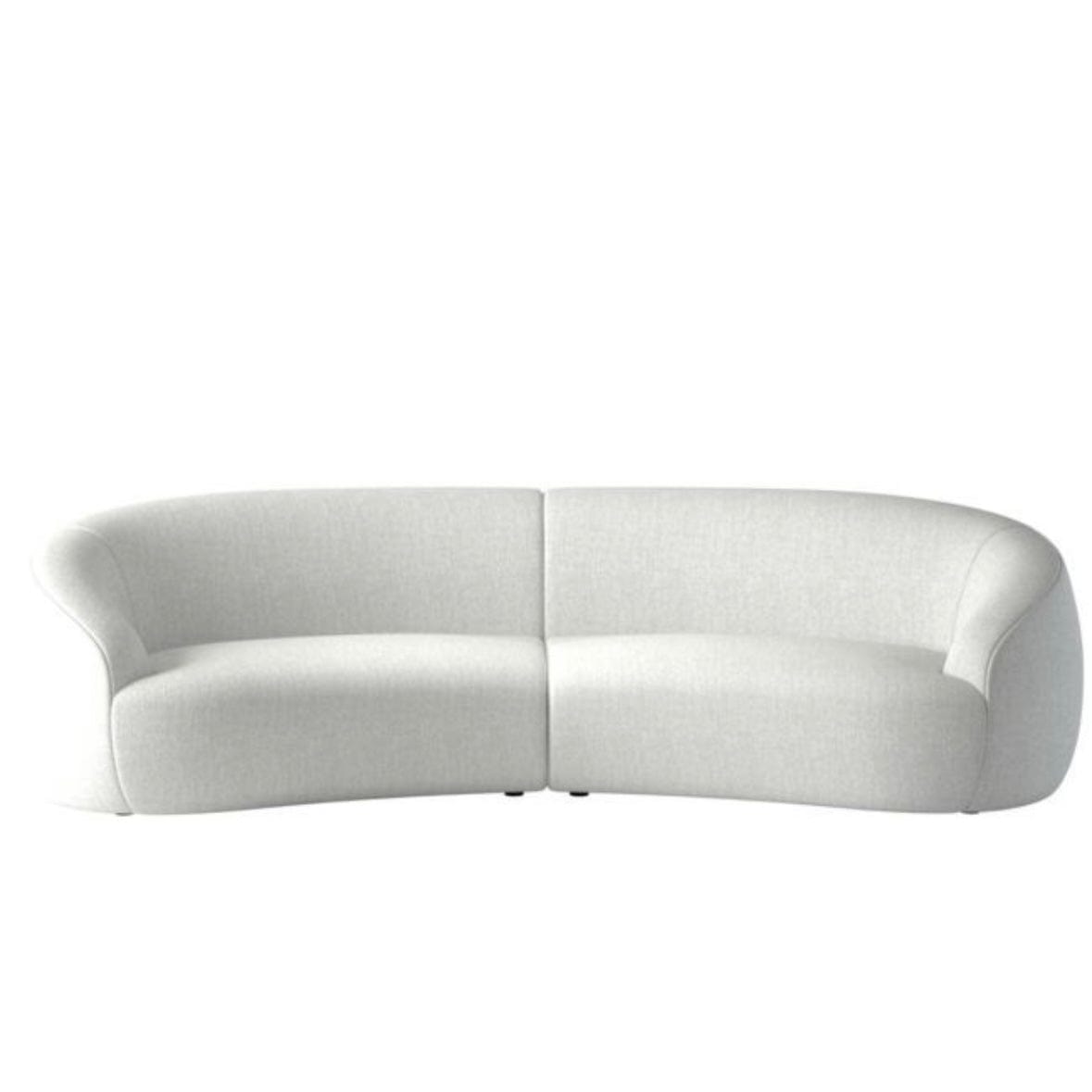 Home Atelier Tara Boucle Curve Sofa