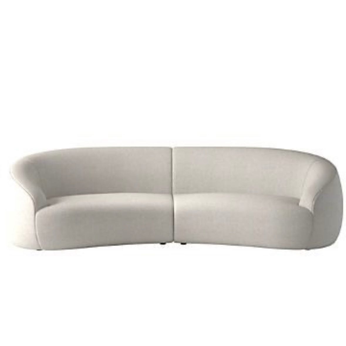 Home Atelier Tara Boucle Curve Sofa