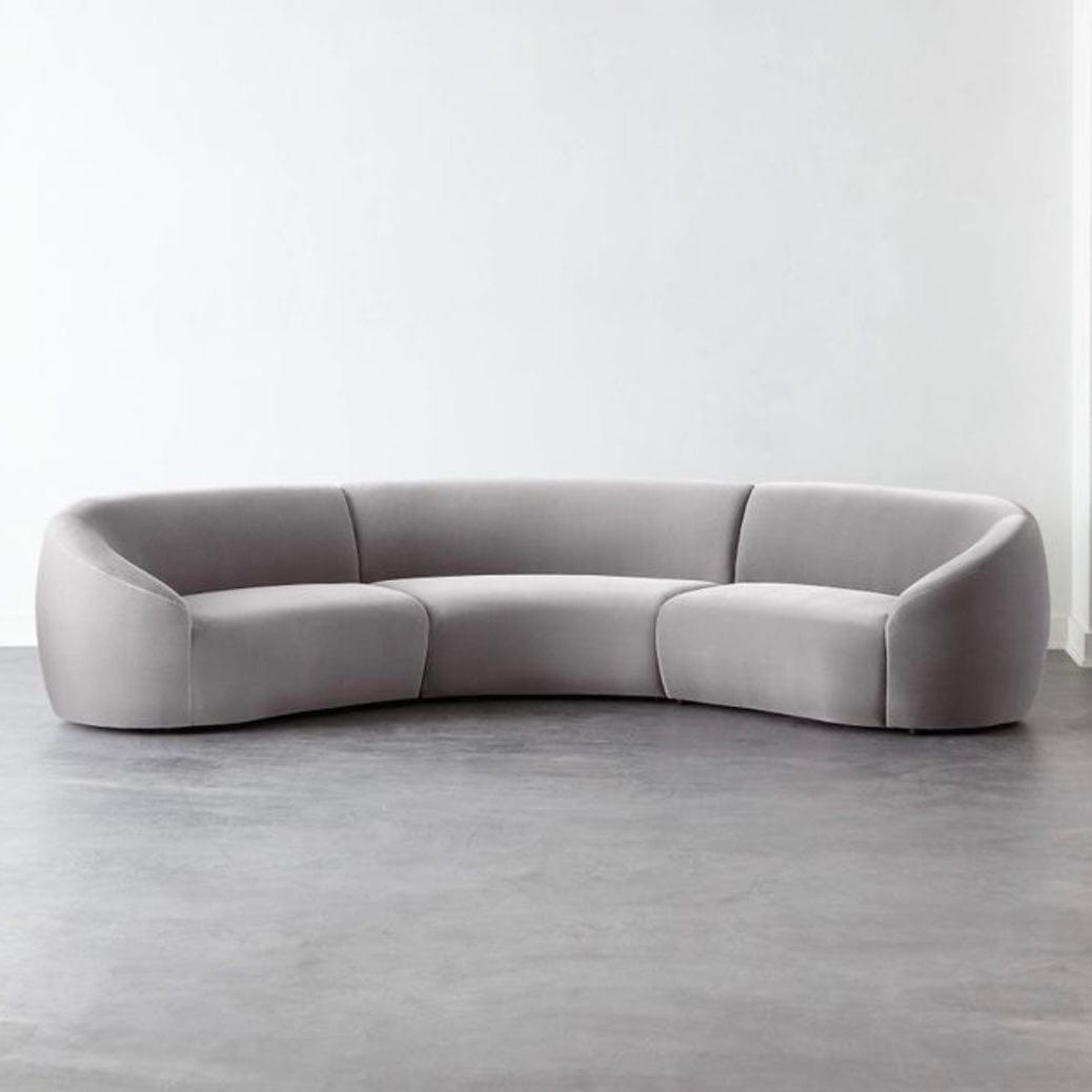 Home Atelier Tara Boucle Curve Sofa