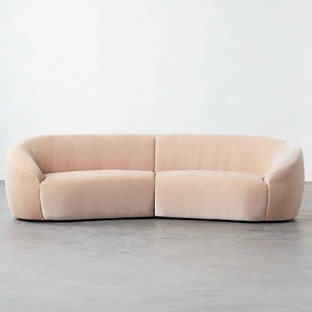 Home Atelier Tara Boucle Curve Sofa