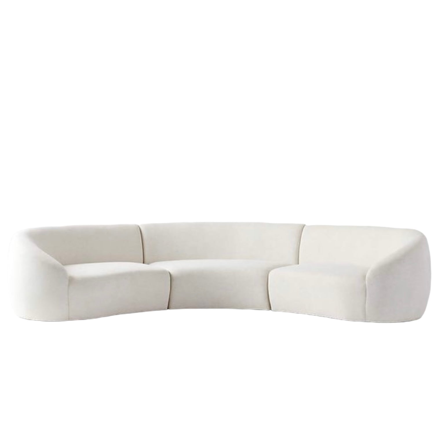 Home Atelier Tara Boucle Curve Sofa