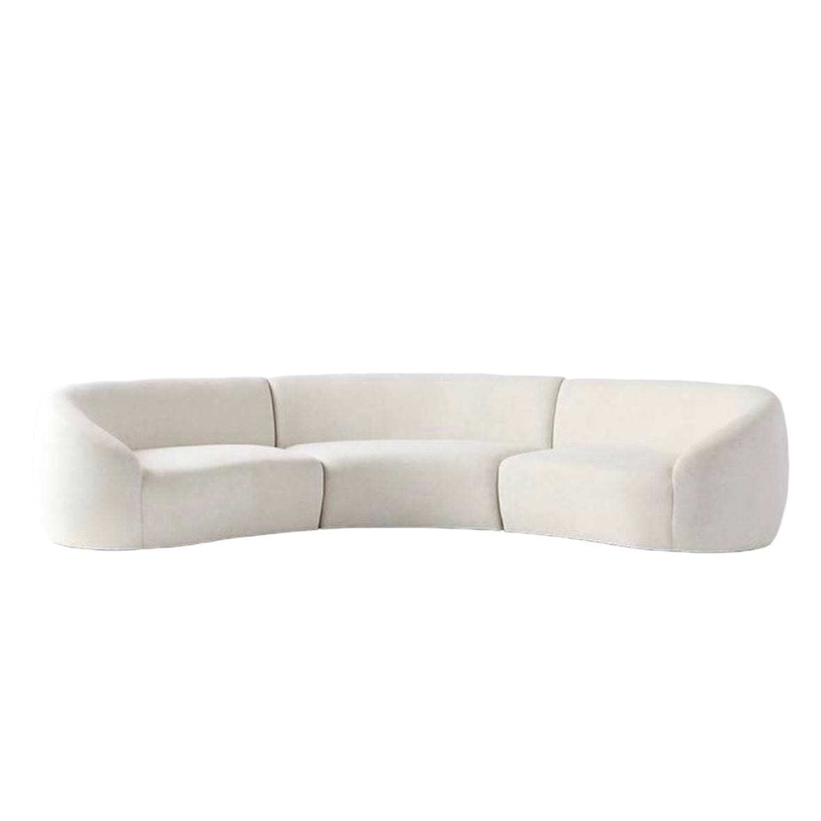 Home Atelier Tara Boucle Curve Sofa