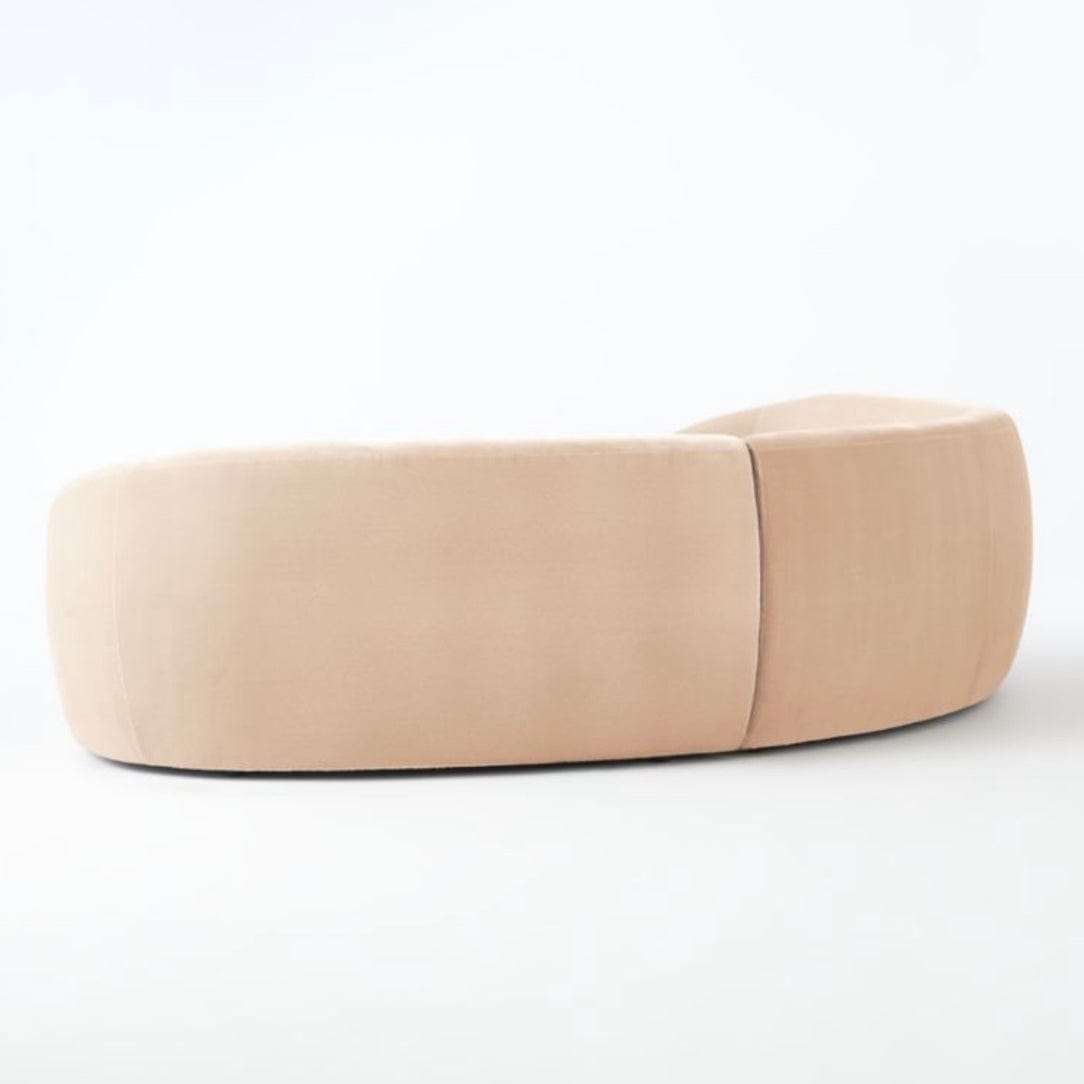 Home Atelier Tara Boucle Curve Sofa