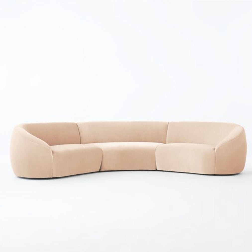 Home Atelier Tara Boucle Curve Sofa