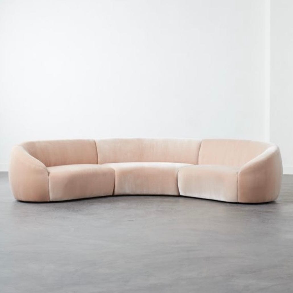 Home Atelier Tara Boucle Curve Sofa