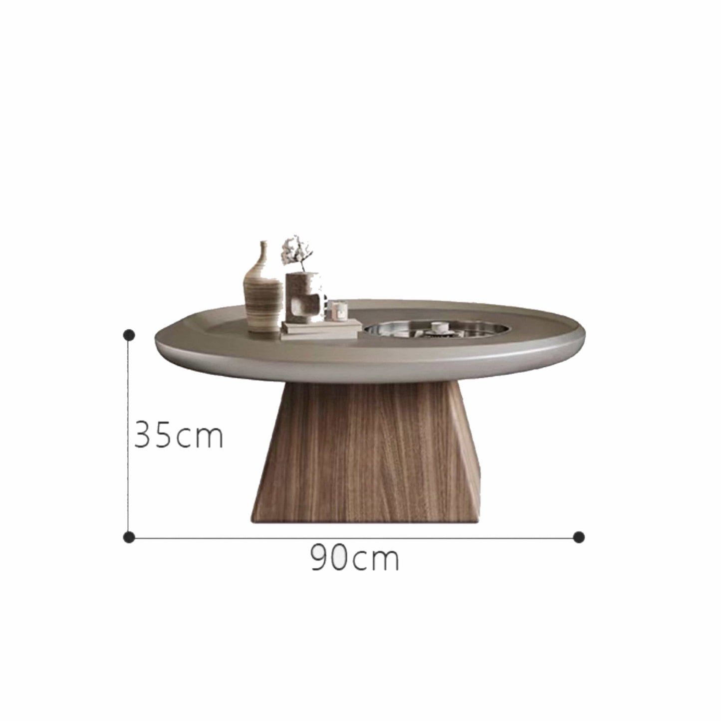 Home Atelier Tedus Round Coffee Table Set