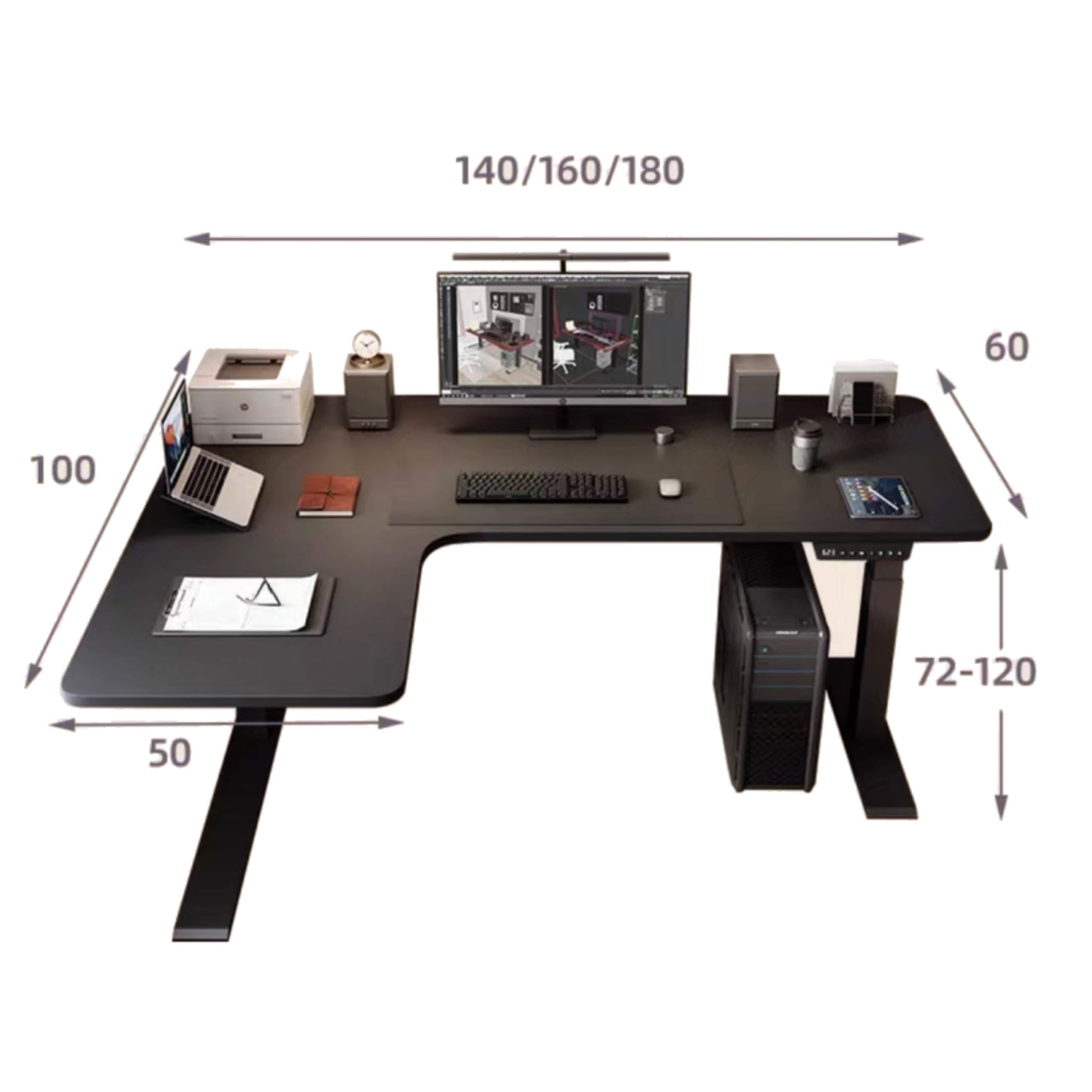 Home Atelier Tenor Extendable Study Table