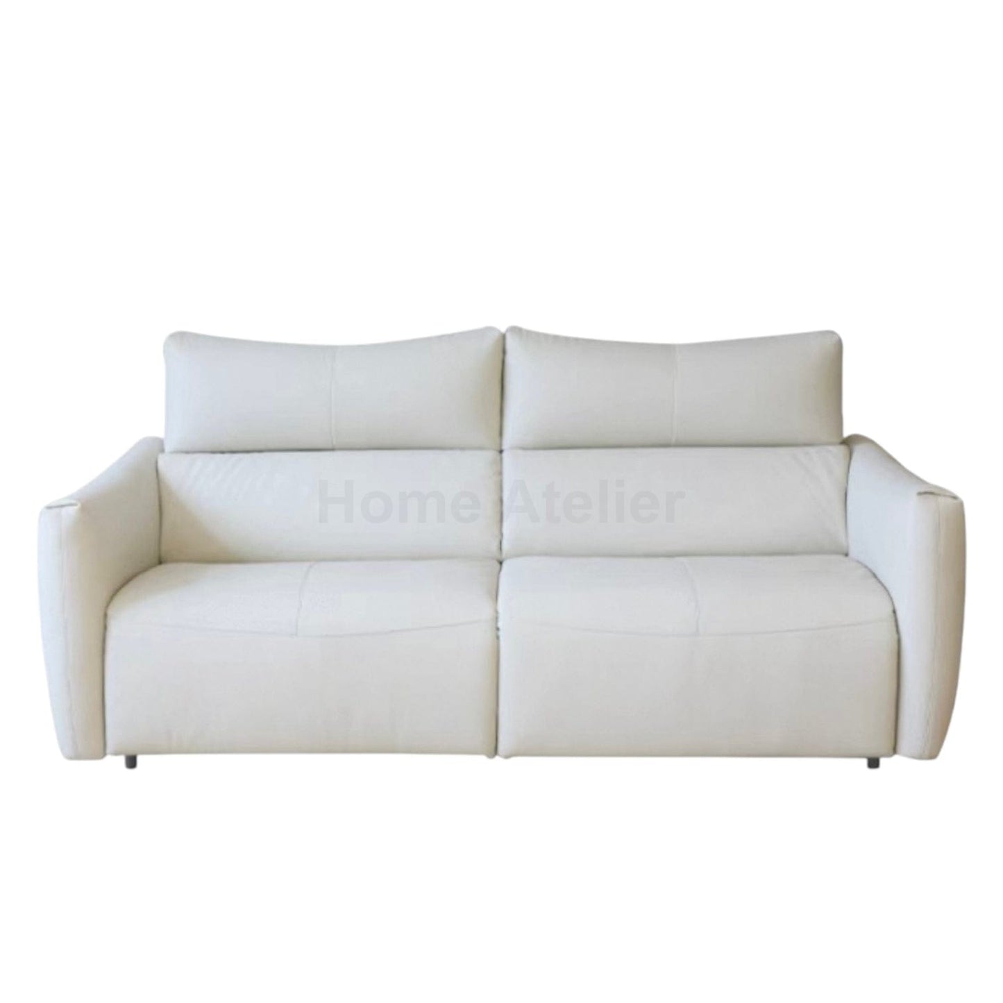 Home Atelier Terence Leather Foldable Sofa Bed with Mattress