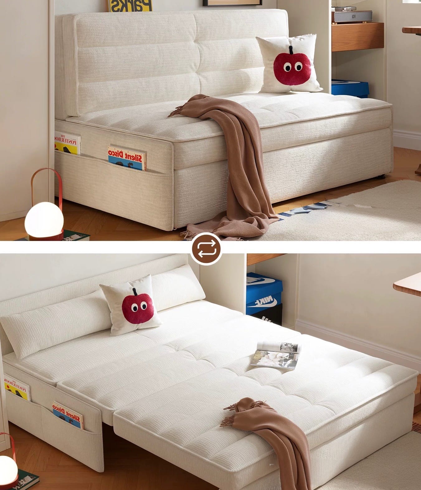Home Atelier Terraz Scratch Resistant Storage Sofa Bed (Copy)