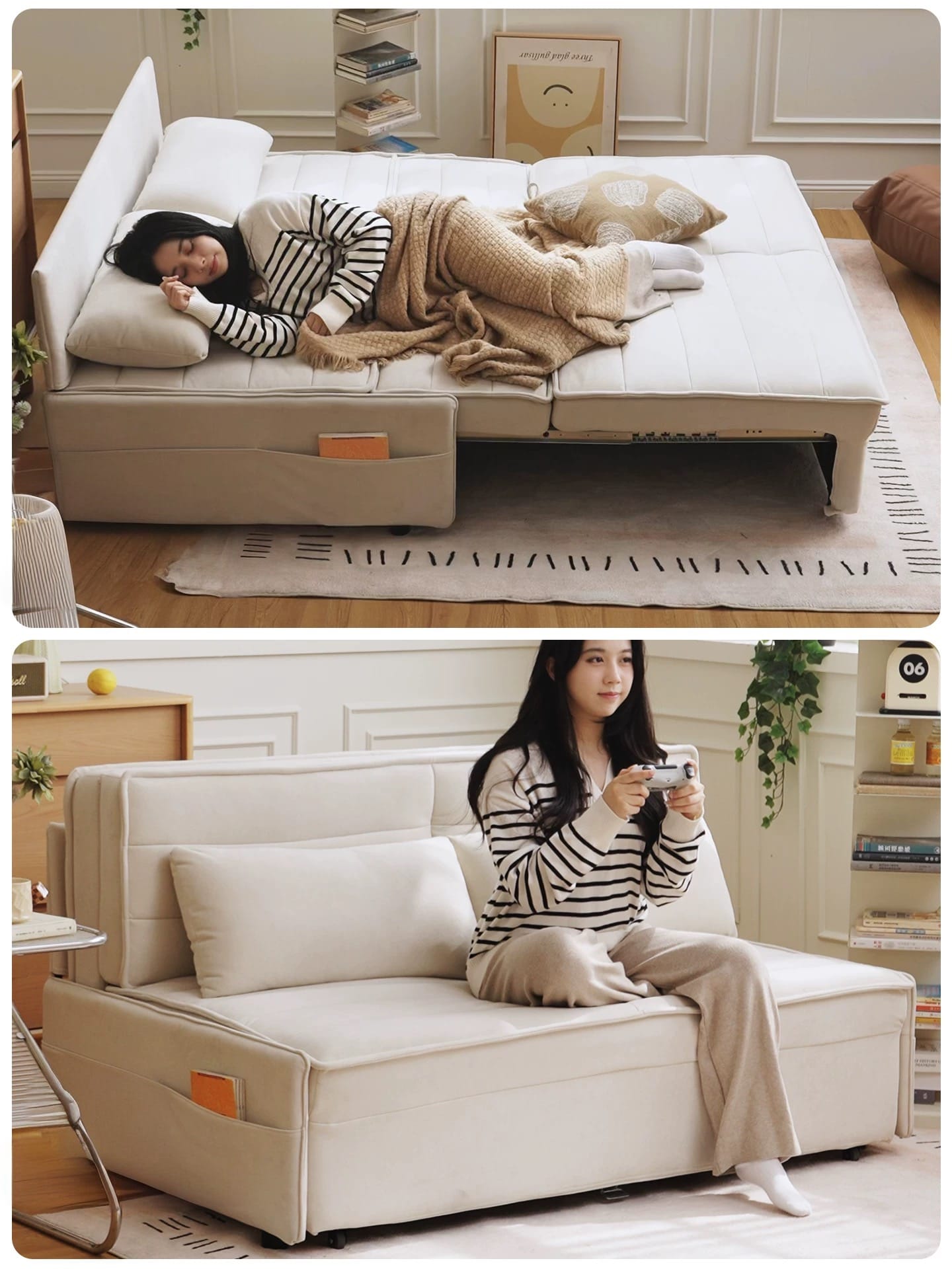 Home Atelier Terraz Scratch Resistant Storage Sofa Bed (Copy)