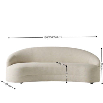 Home Atelier Terri Curve Sofa