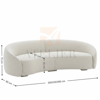 Home Atelier Thera Curve Sofa