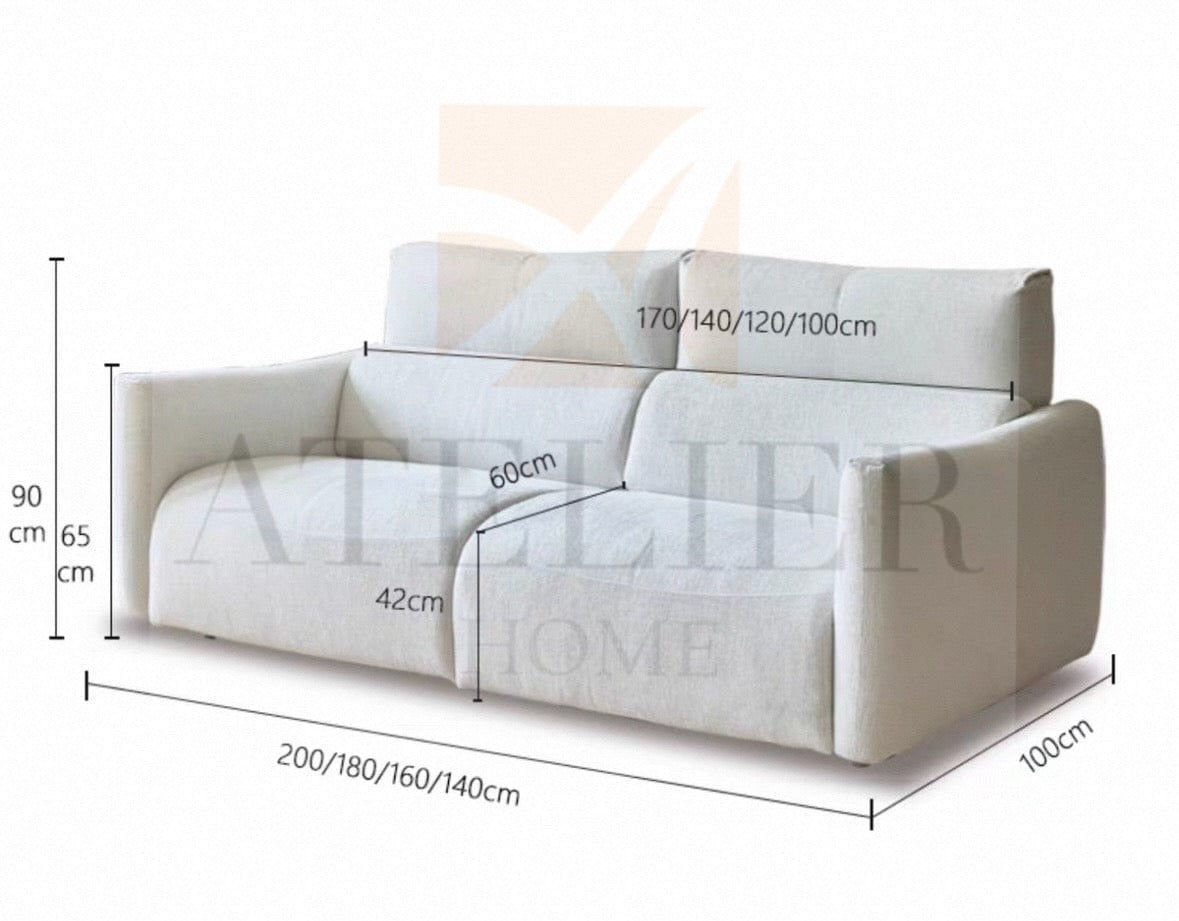 Home Atelier Thomas Scratch Resistant Foldable Sofa Bed with Mattress