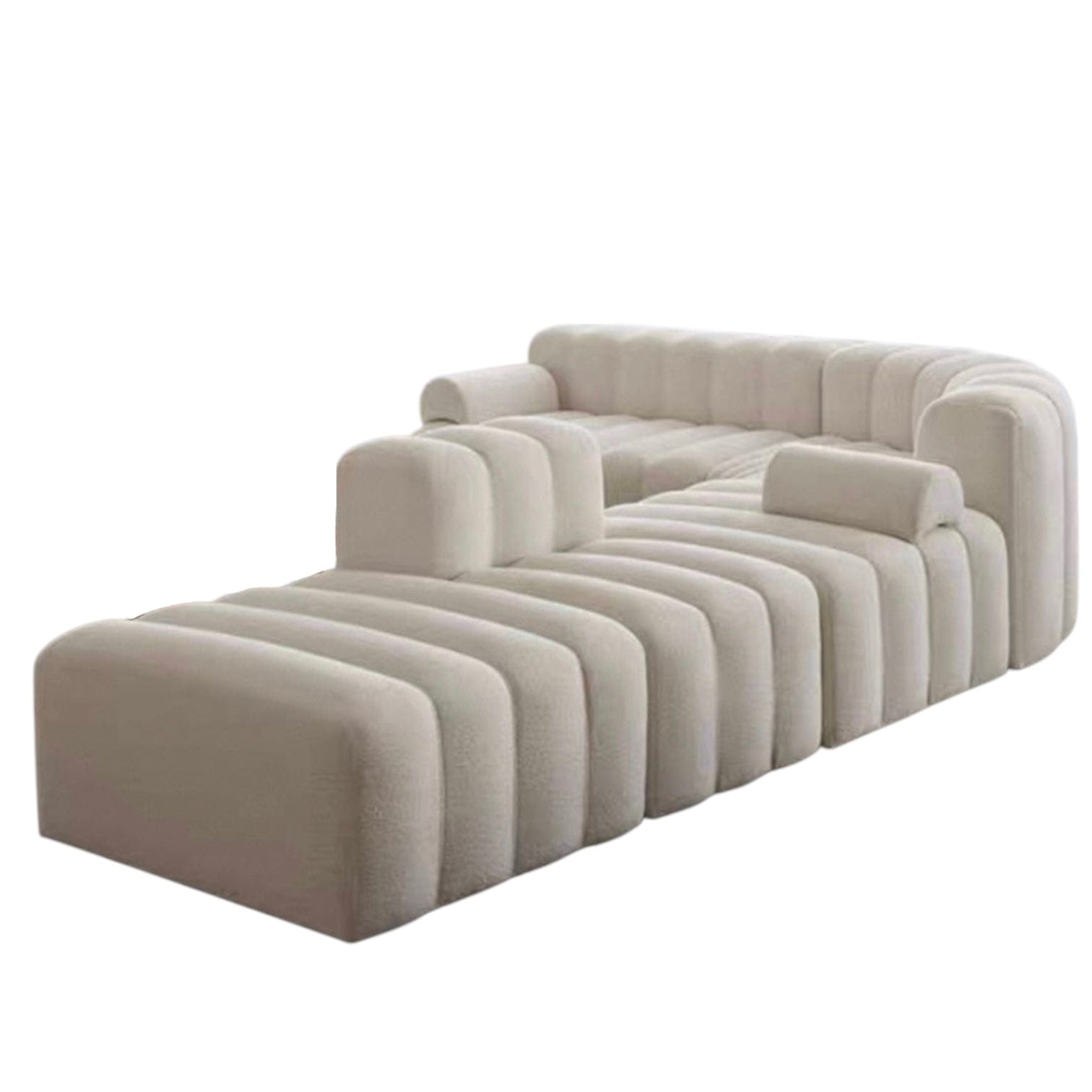 Home Atelier Thompson Scratch Resistant Sectional Curve Sofa