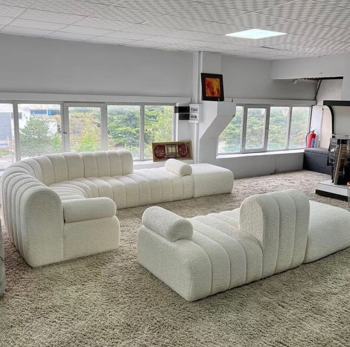 Home Atelier Thompson Scratch Resistant Sectional Curve Sofa