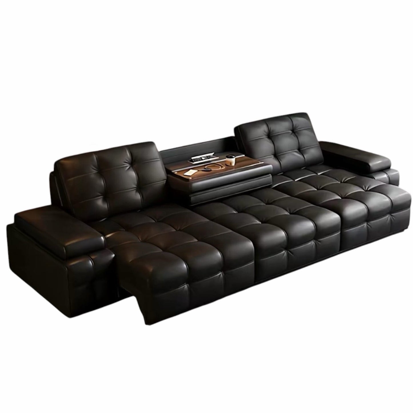 Home Atelier Thomson Scratch Resistant Electric Motorized Leather Sofa Bed (Copy)