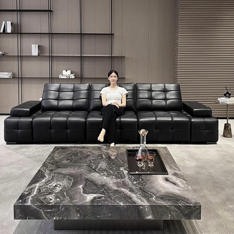 Home Atelier Thomson Scratch Resistant Electric Motorized Leather Sofa Bed (Copy)